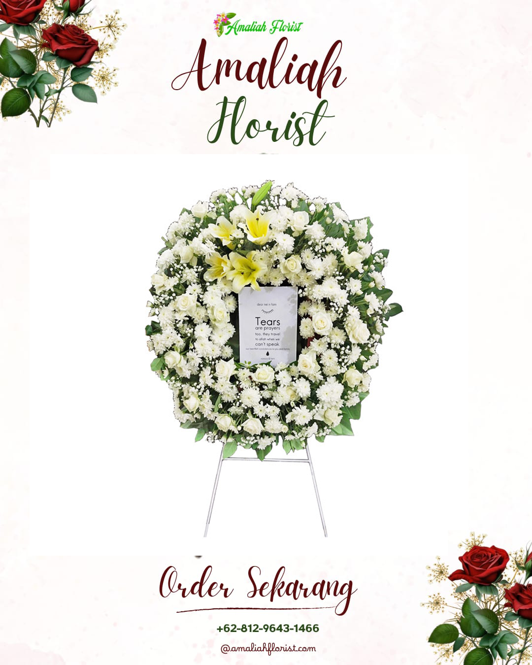 Krans Bunga Duka Lamongan